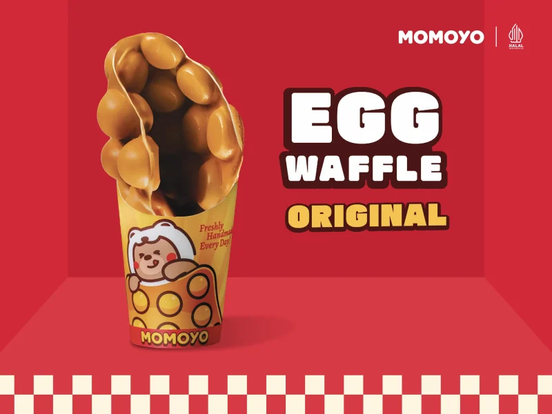 Egg Waffle: Camilan Lezat dengan Bentuk yang Unik! 1 egg waffle adalah
