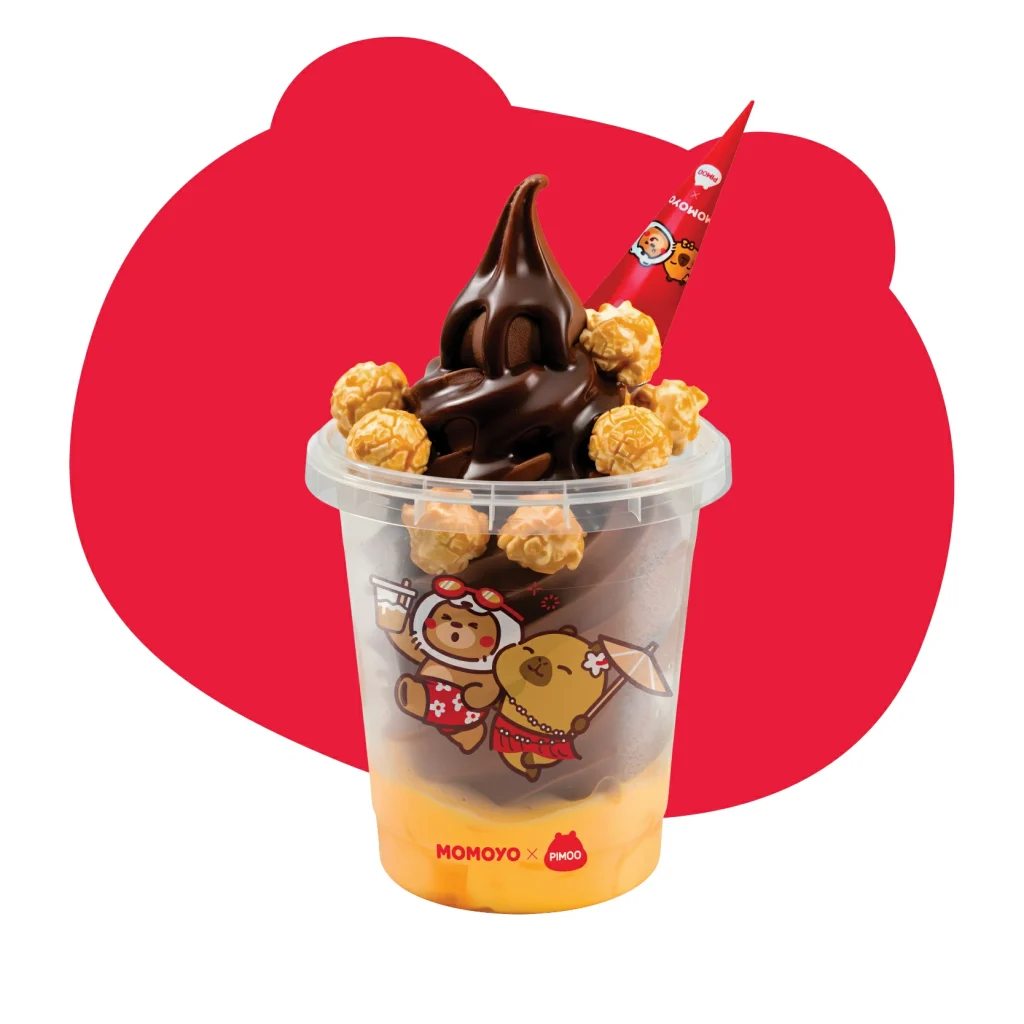 Nikmatnya Choco Series MOMOYO yang Manisnya Pas! 1 choco jumbo ice cream