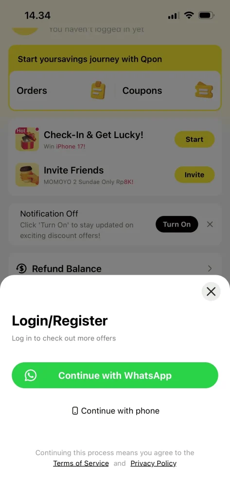 daftar akun QPON