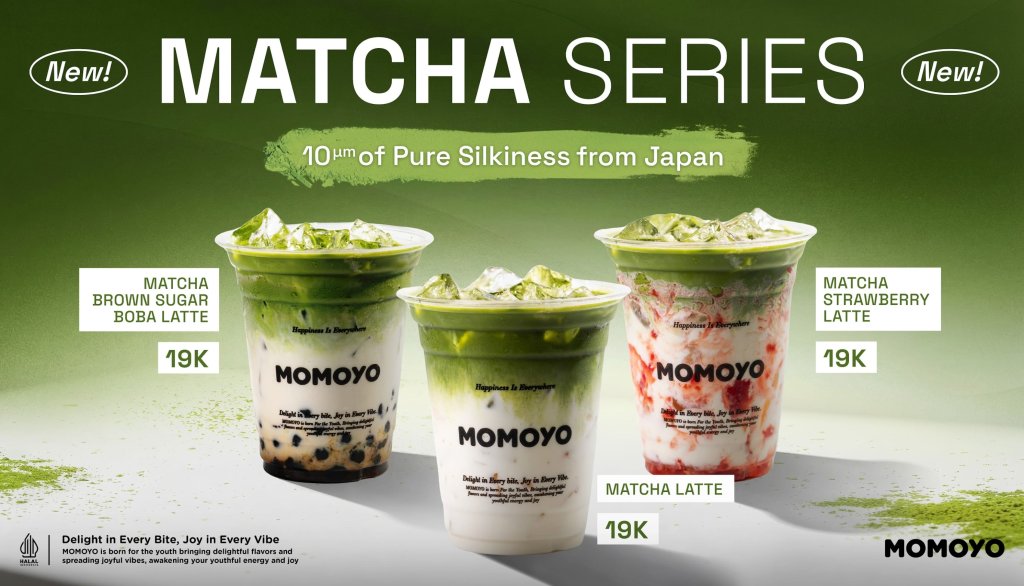 MOMOYO Rilis Minuman Matcha Series Seharga Rp19.000 2 matcha series MOMOYO