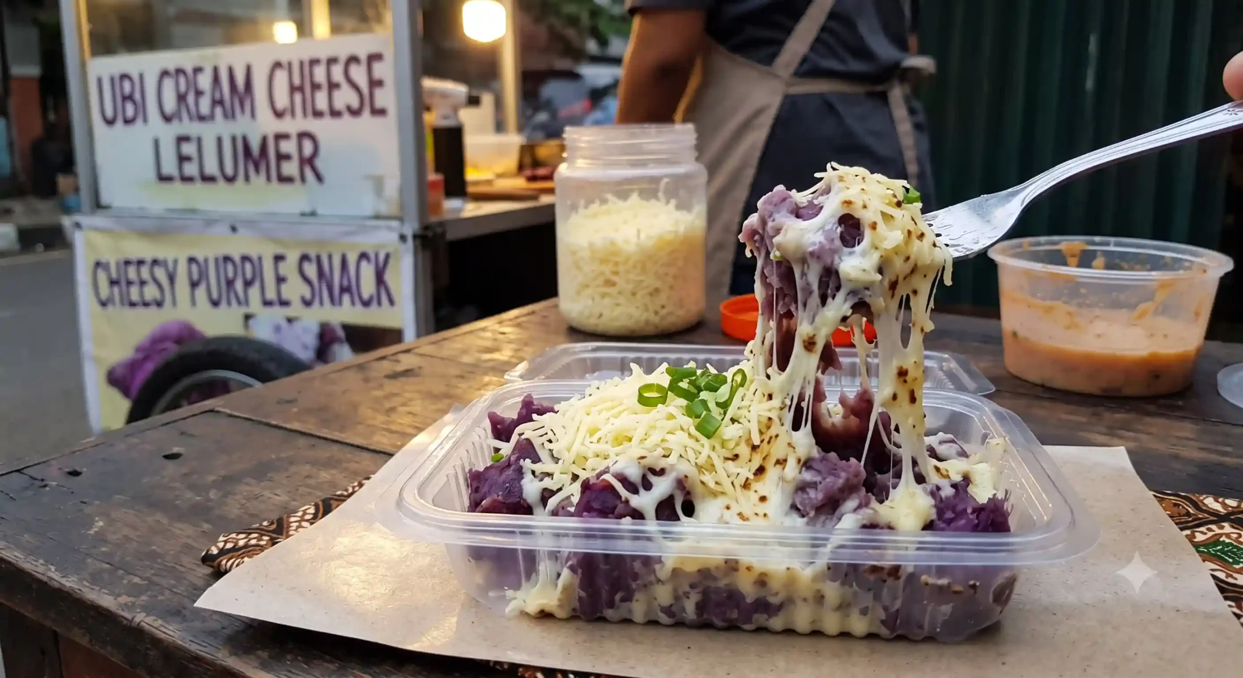 20 Jajanan Viral 2026 yang Cepat Balik Modal, Berani Coba? 4 Ubi Cream Cheese